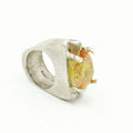 Crushed Citrine Ring