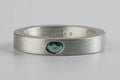 Blue Diamond Slab Ring
