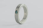 Blue Diamond Slab Ring