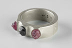 Terrestrial Surfaced, 3 Winza Sapphires Ring