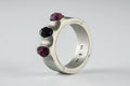 Terrestrial Surfaced, 3 Winza Sapphires Ring