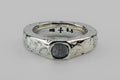 Full Fuse, Terrestrial Surfaced, Diamond Slab Ring