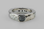 Full Fuse, Terrestrial Surfaced, Diamond Slab Ring