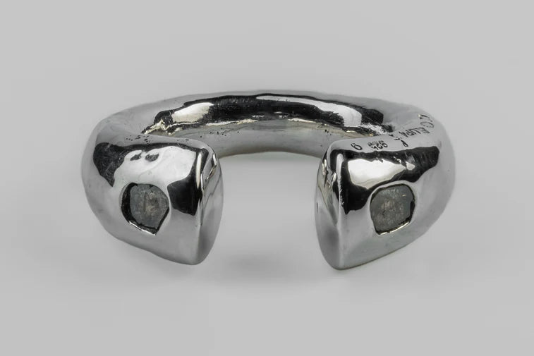 Little Druid 2 Diamond Slabs Ring