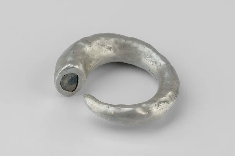 Little Horn Diamond Slab Ring