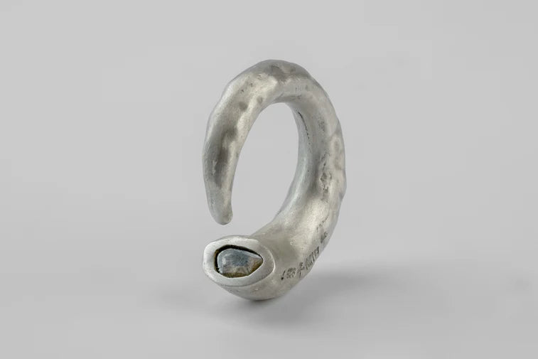 Little Horn Diamond Slab Ring