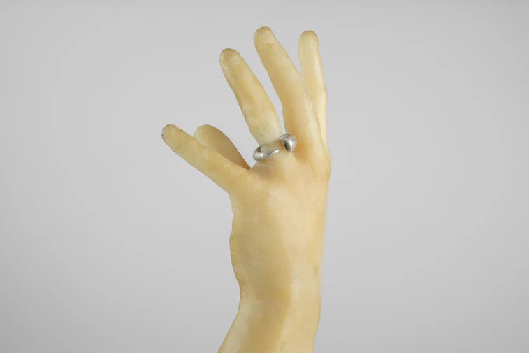 Little Horn Diamond Slab Ring