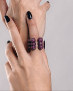 Mismatch Ruby Alice X3 Ring