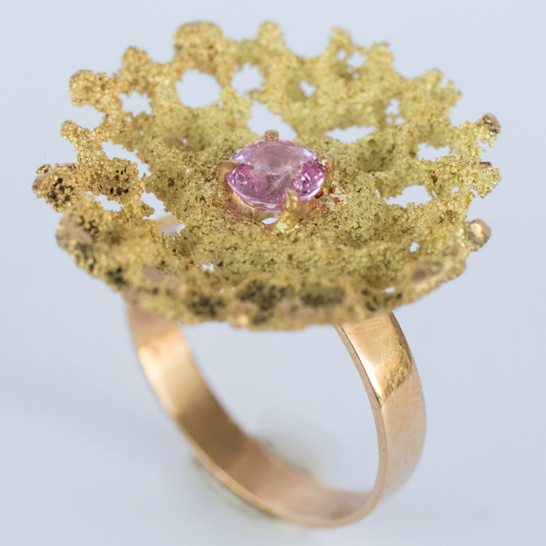 Coral Zaffire Ring
