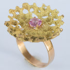 Coral Zaffire Ring
