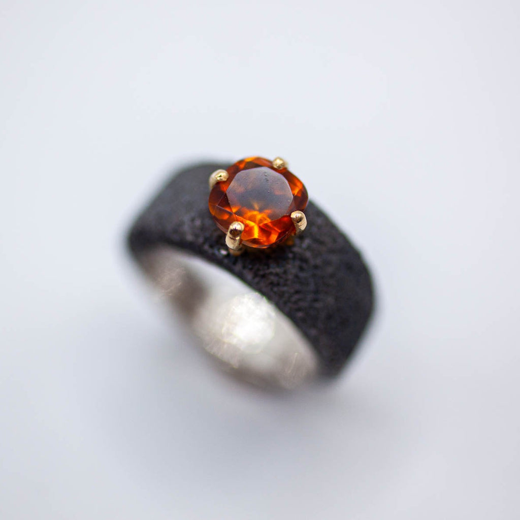 Anillo Citrino Pequeño