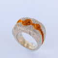 White and Gold Ring