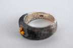 Anillo ancho 3 bolas Oro