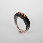 Anillo fino bolitas oro