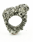 Crushed Pyrite Ring
