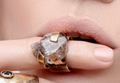Gold Herkimer Ring