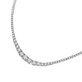 18K Graduated Diamond Tennis Necklace