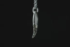 Leopard Tooth Lower Fang Ghost Necklace